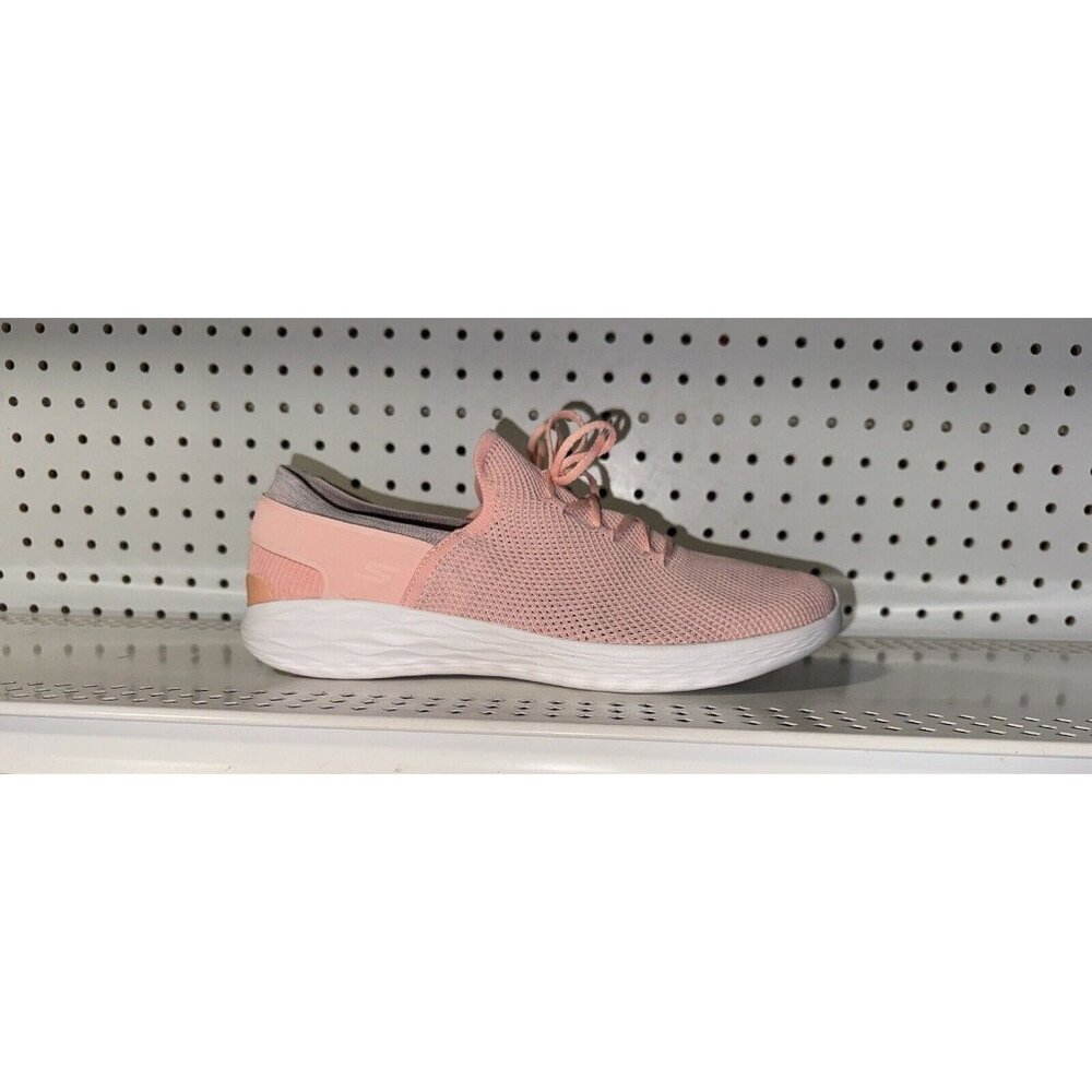 Skechers You Spirit Womens Athletic Running Training Shoes Size 12 Peach White